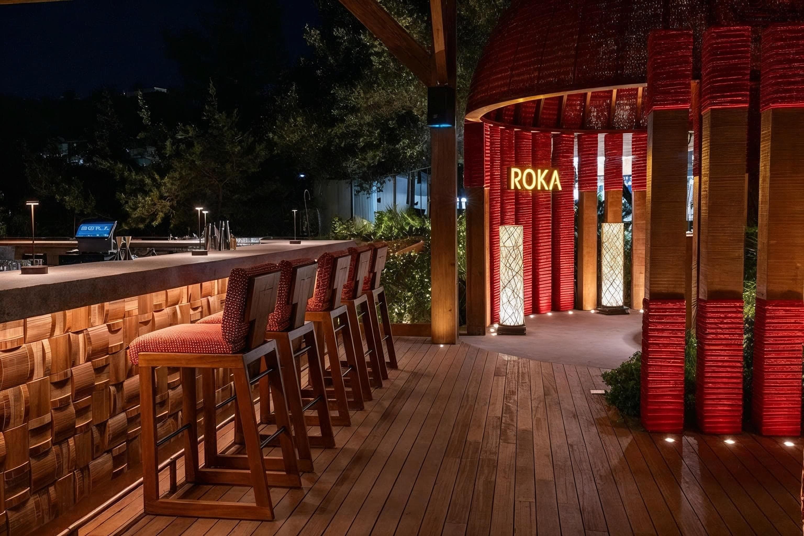 Restoran dış mekân bar referans projesi.